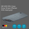 beurer hk 123 xxl cosy grey green planet xxl heat pad