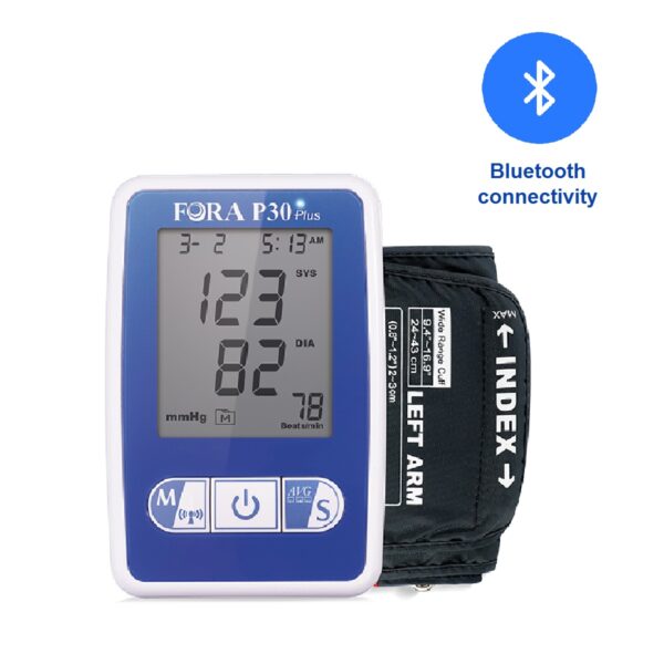 fora p30 (bluetooth) blood pressure monitor with adaptor